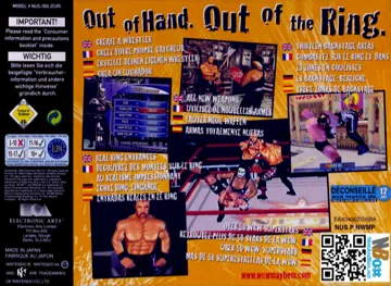 WCW Mayhem (Europe) box cover back